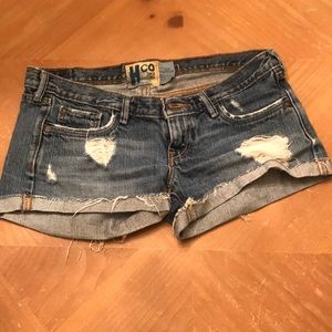 Hollister Blue Jean Shorts